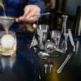 thumbnail image 4 of Pro Cocktail Shaker Martini Shaker Masher Ice Clamp Taza medidora Colador de Margarita Shaker 11x Mezclador de bebidas para cena, fiesta, cóctel Negro Sunnimix batidor de coctéles, 4 of 8
