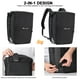 thumbnail image 3 of bolsa de bicicleta Bolsa trasera para bicicleta 2 en 1, bolsa impermeable para maletero de bicicleta de 17L-29L con correas para el hombro, bolsa para equipaje de bicicleta, mochila West Biking bolsa de bicicleta, 3 of 7