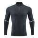 thumbnail image 2 of pstuiky camisa de manga larga para hombre, Camisa informal regular de cuello alto y manga larga cómoda para hombre salir tops l, 2 of 4