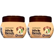 Garnier Whole Blends Hair Mask with Avocado Oil & Shea Butter Extracts, 2 count