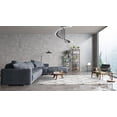 thumbnail image 3 of Florence Cream Beige Argyle Modern Contemporary Area Rug Tapis Carpet For Living Room Bedroom Kitchen, 3 of 3
