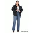 thumbnail image 5 of Alivia Ford Women's Plus Size Jeans for Women - High Rise Elastic Plus Size Bootcut Jeans for Women - 32" (24, Venice Wash), 5 of 7