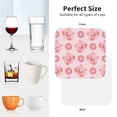thumbnail image 6 of Kdxio Pigs Head And Donuts Funny Coasters,4 Pcs Leather Coasters,Housewarming Gifts,Protect Furniture from Water Marks Scratch and Damage, 6 of 6