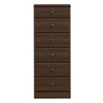 thumbnail image 3 of Prepac Astrid 6-Drawer Tall Chest, Rich Espresso, 3 of 10
