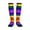 3 Black, variant on Pride Rainbow Flag Compression Socks for Women Men Circulation Graduated Supports Socks for Running Athletic Sports