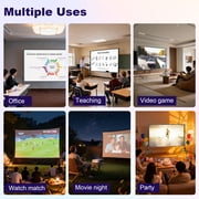 Florascent 150 Projector Screen with Stand, 16:9 4K HD Portable Outdoor Projector Movie Screen for Home Backyard Theater