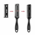 thumbnail image 5 of Heldig Hair Clipper Comb, Double Side Hair Cutting Trimmer Comb with Stainless Steel Blade, Pack of 3 (Black), 5 of 6