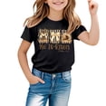 thumbnail image 3 of LRen Easter Shirts for Girls Cartoon Bunny Short Sleeve T-Shirt Easter Day Easter's Day Pullover Tops T-Shirts Infant To Big Kid, 3 of 5