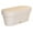 Cream Oval Shape, variant on Self Watering Window Box Planter Latina 15.6 Inch, Shade/Taupe, Indoor/Outdoor Windowsill/Oblong Shape Plastic Planter with Bottom Watering and Water Level Indicator