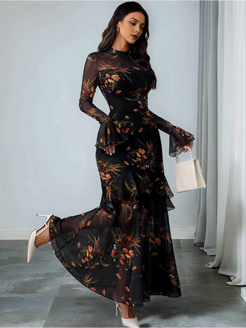 joseph ribkoff leather dress High Neck Faux Leather Dress Style 233010 Joseph Ribkoff – Posies Flowers &  Fashion Inc main image 1