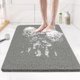 thumbnail image 1 of Alfombrilla de ducha y bañera antideslizante, de secado rápido, para ducha, bañera, baño y hogar, 40 x 60 cm, color gris., 1 of 5