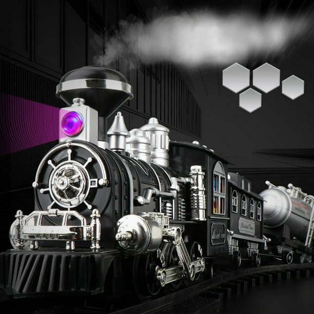 Remote Control Train Set with Smoke/Sound/Light, RC Train With Track