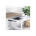 thumbnail image 4 of Bush Furniture Mayfield - Table - Rectangulaire - Gris Marine - base Blanc Pur, 4 of 6