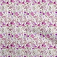 thumbnail image 1 of oneOone Cotton Jersey Fuschia Pink Fabric Florals Sewing Fabric By The Yard Printed Diy Clothing Sewing Supplies 58 Inch Wide, 1 of 4