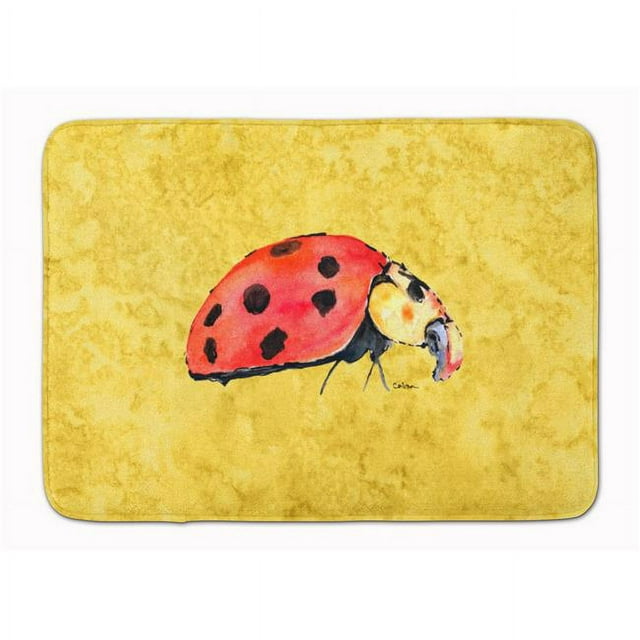 Carolines Treasures 8867RUG Lady Bug Tapis en Mousse à Mémoire de Forme Lavable en Machine Jaune
