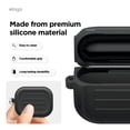 thumbnail image 4 of elago Armor Case Compatible with AirPods Pro 3 Case - Carabiner Included, Supports Wireless Charging, Shock Resistant, Full Protection (Black), 4 of 5