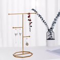 thumbnail image 2 of tredstone Jewelry Shelf Gifts T-Bar Metal Minimalist Exquisite for Handbag Rings Home L, 2 of 7