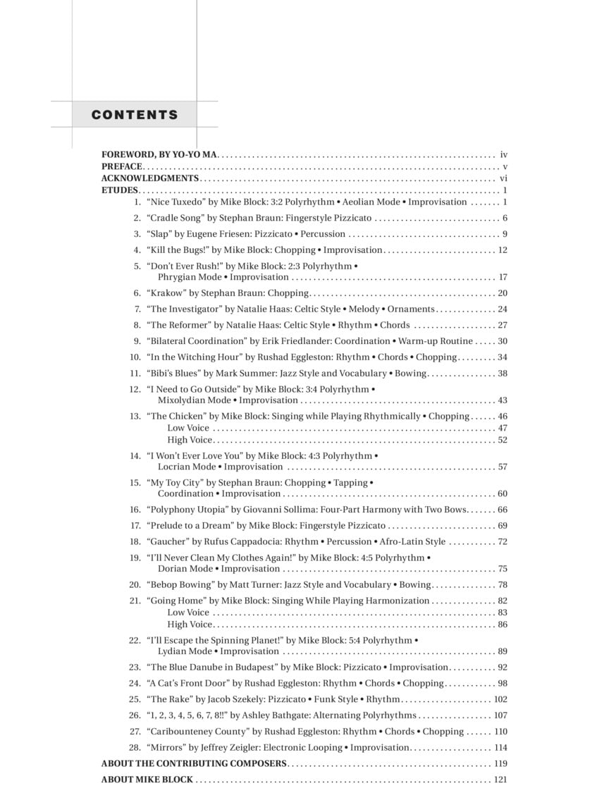 Contemporary Cello Etudes Studies in Style &amp; Technique Book/Online Audio, (Paperback)