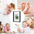 thumbnail image 4 of Family Handprint Kit, 8x10 DIY Keepsake Shadow Box Frame with Polished Plexiglass & Paint, Baby Hand/Footprint Memory Gift for New Parents, Baby Shower, Mother's Day, 4 of 7