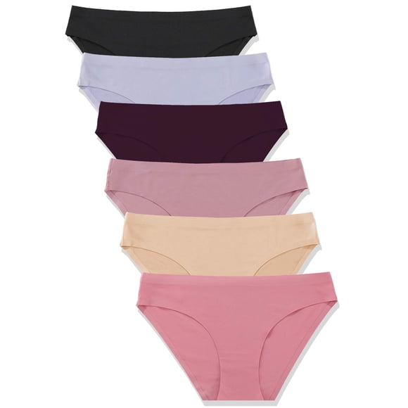 Ropa interior femenina FINETOO Seamless Hipster, paquete de 6 unidades, XS-XXL
