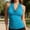 Blue 3, variant on Women's Tanks Casual Draped Front Neckline Sleeveless Top for Everyday Wear Elegant Backless Design Flowy Soft Knit Purple XL