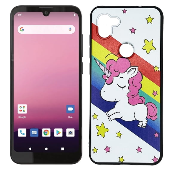 For Orbic Q10 4G LTE RC609LTM TPU 1-Piece Cover Cell Phone Case - Unicorn