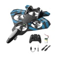 thumbnail image 2 of Avión de control remoto Hobby Glider Regalos para niños Quadcopter Helicóptero Giro de 360 degree Azul con 1 batería, 2 of 7