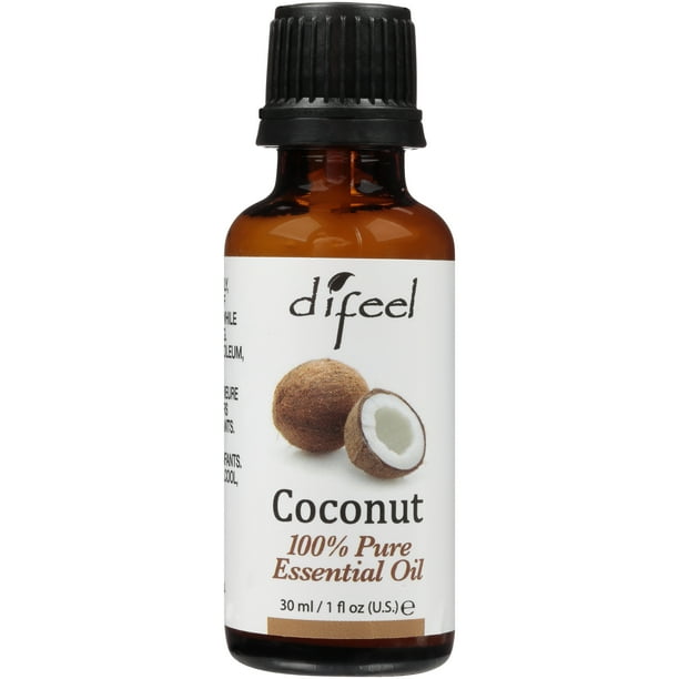 Difeel Coconut 100 Pure Essential Oil 1 fl. oz. Bottle