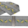 thumbnail image 2 of IBA Indianbeautifulart Silver Dori & Zari With Yellow & Green Thread Dupion&nbsp;Trimming&nbsp;for Sewing DIY Craft by 3 Yard Border Lace Tape&nbsp;Trim, 1 Inch Wide, 2 of 7