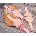 thumbnail image 3 of Dalrosia Baby Girl Bows Headband Chiffon Flower Hairband for Newborn Infant Toddler Soft Elastic Hair Bow Accessories for Baby Birthday Party, 3 of 6
