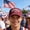 Red, White, and Blue, variant on US 250th Anniversary Hat, Knitted Baseball Cap for Men & Women, Classic America Flag Pattern