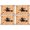Halloween Witch Spooky-1, variant on Halloween Spooky Trick Lantern Pumpkin Table Mats Set of 4 Farmhouse Spooky Halloween Table Mat Washable Anti-Skid Outdoor Indoor Table Mats for Party Kitchen Dining Decoration