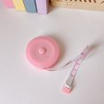 thumbnail image 2 of Jinsinto Body Tape Measure, Soft Body Tape Measure, Sewing Fabric Tape Measure, Cloth Craft Tape Measure, 150cm Pink Retractable Double Sided Tape Measure, 2 of 3