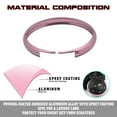 thumbnail image 6 of Xotic Tech Pink Aluminum Alloy Remote Control Key Cover Ring Rim Surrounding Compatible with Mini Cooper JCW R55 R56 R57 R58 R59 R60 R61, 6 of 8