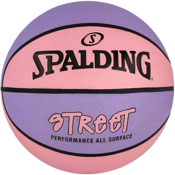 Spalding Street 28.5" Outdoor Basketball - Pink/Purple