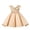A-Beige204, variant on SonxaHe Toddler Girls' Dress Flutter Sleeves Sparkling V Neck Princess Dresses Wedding Birthday Party Gown for Teen Beige,Szie 2-3 Y
