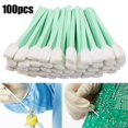 thumbnail image 1 of 100pcs Cleaning Swabs Foam Tip Sponge Stick For Inkjet Printer Optical Equipment, 1 of 3
