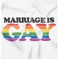 thumbnail image 2 of Marriage Is Gay LGBTQ Rights Pride Unisex Fleece Graphic Zip Up Hoodie Brisco Brands 2X, 2 of 5