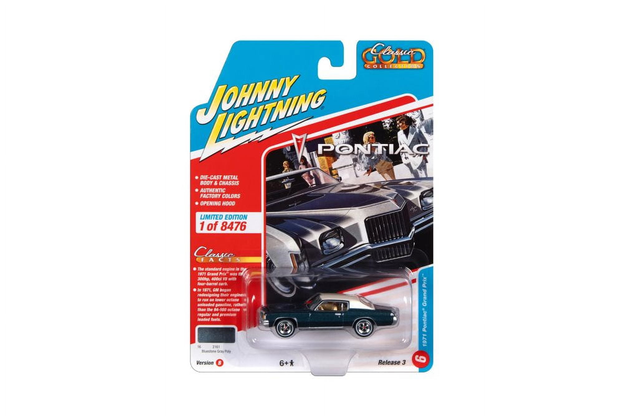 1971 Pontiac Grand Prix, Blue - Johnny Lightning JLSP283/24B