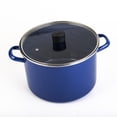 thumbnail image 2 of Olla Recta 26 cm Peltre con Tapa Vidrio Azul Inducción Cinsa, 2 of 3