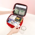 thumbnail image 4 of LEEYNEERFirst Sac de Premiers Soins Vide, Pochette de Premiers Soins Mini Portable, Sac Médical pour Camping, Randonnée, Voyage en Plein Air, Urgence, Sac de Rangement de Médicaments d'Urgence Multifonction - 5.5x4.3 Inch, 4 of 6