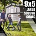 thumbnail image 7 of RUNBOW 9x5 ft Portable Kids Soccer Goal for Backyard Goals Adult Junior Soccer Net with Carry Bag, 7 of 7