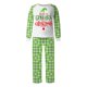 thumbnail image 2 of Conjuntos de pijamas navideños familiares a juego Grinch 2024, pijama de Grinch con parte superior y pantalones de pijama a cuadros, pijama de Grinch para niños y adultos para la familia, Mujer M, 2 of 4
