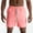 Pink, variant on Dolkfu Drawstring Mens Big and Tall Shorts Athletic Shorts Running Breathable Active Mens 5 Inch Shorts L