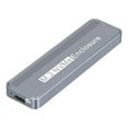 thumbnail image 1 of M.2 NVMe SSD Enclosure USB3.2 20Gbps Type-C SSD Enclosure for 2230/2242/2260/2280 NVME SSD M Key External Case Box, 1 of 10