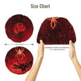 thumbnail image 5 of Disketp Black Spider Web With Spiders Adjustable Sleeping Hair Cap, Hairband Sleeping Cap Turban, Unisex, Available for Curly and Straight Hair, 5 of 6
