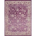 thumbnail image 1 of Unique Loom Penrose Vintage Floral Rug 9' x 12' Rectangle Purple/Ivory, 1 of 1