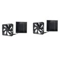 thumbnail image 3 of 2 Uds 20W 6 Pulgadas Kit de Ventilador de Escape Solar Extractor de Aire Mini Ventilador Ventilador Alimentado por Panel Solar para Casa de Pollo de Perro, 3 of 5