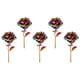 thumbnail image 5 of 5 piezas de regalo de San Valentín Macarena rosas florales artificiales decoración romántica 10 pulgadas, 5 of 8