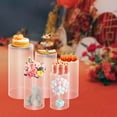 thumbnail image 3 of 5PCS Free Standing PVC Cylinder Pedestal Stands Large Cylinder Tables for Wedding Ceremony Birthday, 3 of 19